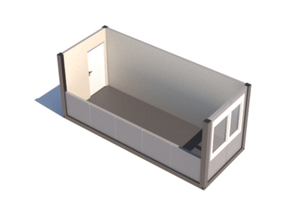 Bürocontainer - 16 Standardmodelle - Maße und Preise - KRAFT