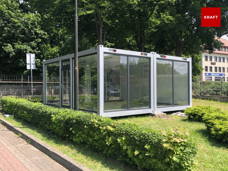 doppel verkaufscontainer