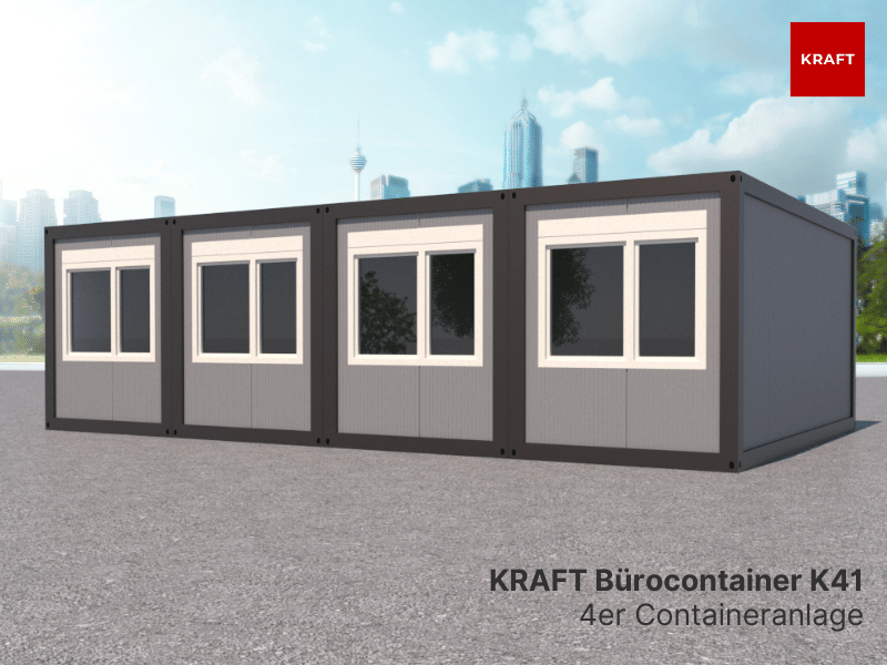 4er Bürocontaineranlage K41