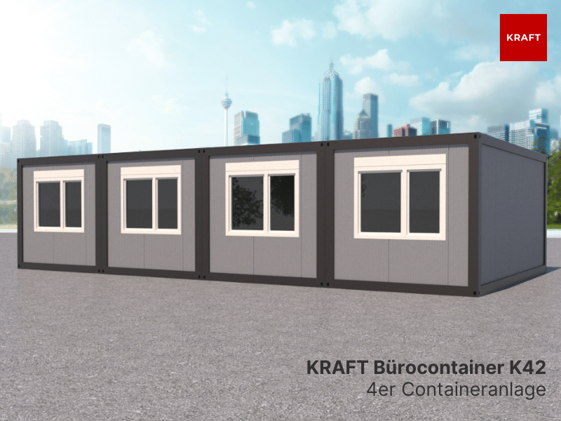 k42 vierer Bürocontainer Anlage 60m2